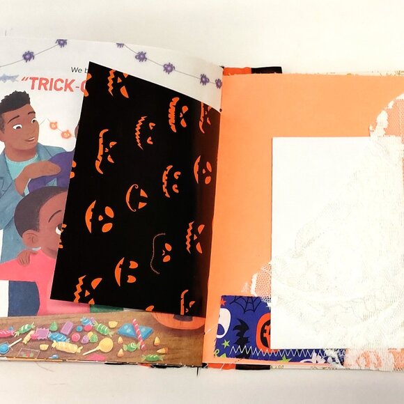 Let's Go Trick or Treating Halloween Theme handmade junk journal - Picture 8 of 12
